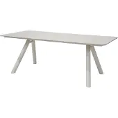 Royal Garden Free Gartentisch Stahl/Fairstone Sand 208x100 cm