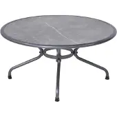 Royal Garden Verso Gartentisch Stahl/Fairstone Iron Grey Ø110x73,5 cm