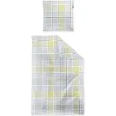 Irisette Seersucker Bettwäsche Easy 8715 blau 155x220 cm + 80x80 cm