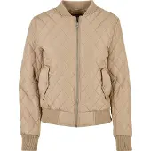 Urban Classics Ladies - DIAMANT BOMBER Steppjacke beige - XS