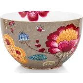 Pip studio Schüssel Home Bowl Blooming Tales Fantasy Khaki 23 cm