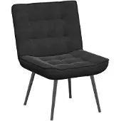 vidaXL Relaxsessel Schwarz 64x74x84 cm Samt