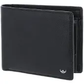 Golden Head Leder Geldbörse Dublin Billfold Coin Wallet Black schwarz