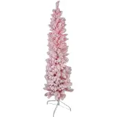 Clayre & Eef Künstlicher Baum Weihnachtsbaum 30x30x120 cm Rosa Kunststoff