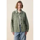 Sissy-Boy Jacke Mit Aufgenähten Taschen - Dunkelgrün | Größe: L