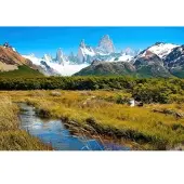 Papermoon Fototapete "Berge in Patagonien", bunt, B:5m L:2,8m, Vlies, Tapeten, Fototapete