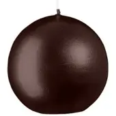 Kopschitz Kerzen Kugelkerzen Metallic Glanz Brandy Ø 70 mm, 6 Stück