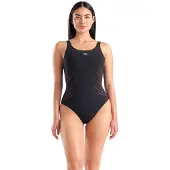 Arena Badeanzug "W ISA SWIMSUIT SQUARED BACK C CUP" Shaping-Technologie, Power Mesh Material für Taillenglättung