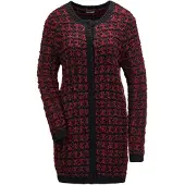 Goldner Strickjacke "Schicker Strickcardigan mit Glanzgarnen" Mit Glanzgarnen