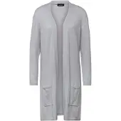 Goldner Strickjacke "Kurzgröße Modische Kaschmir-Longstrickjacke" Ohne