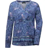 Goldner Print-Shirt "Kurzgröße Elegantes Blusenshirt, Paisley-Design" keine/nicht relevant