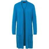 Goldner Strickjacke "Kurzgröße Modische Kaschmir-Longstrickjacke" Ohne