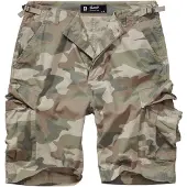 Brandit sommerliche Herren Shorts Kordelzug Reißverschluss mit Baumwolle Camouflage
