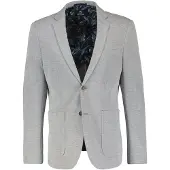 Lerros Jerseysakko "Jerseyblazer mit Stecktasche", Herren, Gr. 25, grau (basalt grau), 60% Baumwolle, 40% Polyester, Sakkos Jerseysakko