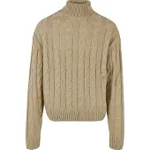 Urban Classics Rundhalspullover "Herren Boxy Roll Neck Sweater" 1 Stk.