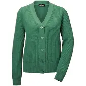 Goldner Strickjacke "Kurzgröße Elegante Strickjacke mit V-Ausschnitt" Hochwertige Strickminderungen
