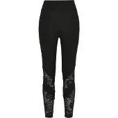 Urban Classics Lace Inset High Waist Leggings