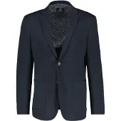Lerros Jerseysakko "Jerseyblazer", Herren, Gr. 48, blau (classic navy), 82% Polyester, 13% Viskose, 5% Elasthan, Sakkos Jerseysakko