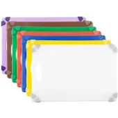 Hygiplas Gewerbe-Rutschfeste Schneidebrett-Set 458x306x12mm (7 Stück)