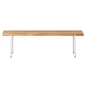 Weld & co Sitzbank Eiche 01 L 150 x 40 x 45 weiß