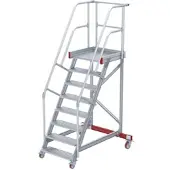 Euroline 513 Wartungsbühne 60° 600mm Stufenbreite 8 Stufen Alu gerieft