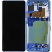 Samsung LCD-Kompletteinheit für Galaxy S10 Lite G770F, blau