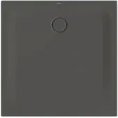 Bette BetteUltra Rechteck-Duschwanne mit BetteGlasur Plus, 1000x1000x25mm, 5940-401PLUS, Farbe: Anthracite Matt