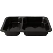 Papstar Starpak 50 Mikrowellenschalen, PP Schwarz