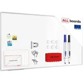 Allboards Magnetisches Whiteboard – PREMIUM EXPO Alurahmen 180x100cm