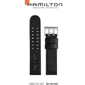 Hamilton - Khaki Aviation Band-set Leder-schwarz-22/22 H690.767.105 - schwarz