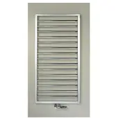 Zehnder Design-Heizkörper Subway SUBEI-130-60/GD, Edelstahl, 1291x30x600 mm, RAL 9016, spritzwassergeschützt (IP44), 230 Volt, mit Funksteuerung