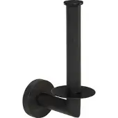 Evenes Reservepapierrollenhalter Eldrid nero, senkrecht eckig, Messing schwarz - 93 162 79