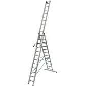 Krause STABILO Vielzweckleiter TRBS, Stufen 3 x 12, Arbeitshöhe 9,10 m