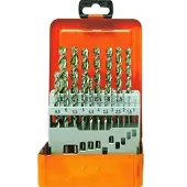 Projahn Spiralbohrer-Set UF-L, HSS-Co, 19-teilig, Ø 1–10 mm / 0,5 mm Schritte, in Bohrerkassette