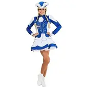 Buttinette Gardekostüm Aurelia blau