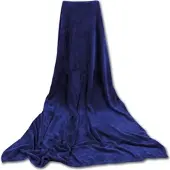 Bestgoodies Mikrofaser Decke blau - mittelblau 90x140 cm