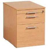Geramöbel Rollcontainer »New York« mit Hängeregistratur braun, 43x56.6x60 cm