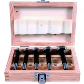 Projahn Forstnerbohrer-Set, 5-teilig, Ø 15-20-25-30-35 mm, Kassette