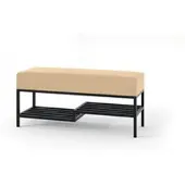 Möbel Kraft Polsterbank Mello , beige , Maße (cm): B: 80 H: 45