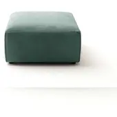 KAWOLA POLSTERHOCKER RANI Smaragdgrün Cord