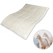 TRAUMSCHLAF Premium Alpaka Ganzjahresdecke medium, Füllung: 100% Alpakawolle 240x220 cm