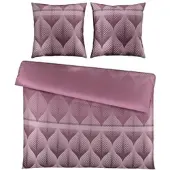 Modern Living Bettwäsche Domps XXL Mauve ca. 200x200cm