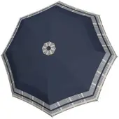 Doppler Regenschirm Fiber Magic Timeless Hahnentritt Navy
