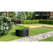 Pergart Vitavia, Hochbeet "Terra 401", schwarz, 40 cm, Modell "Rund"