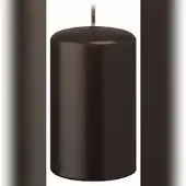 Kopschitz Kerzen 4er Adventskerzen, Adventskranz Kerzen Set Schokolade 10 x Ø 6 cm