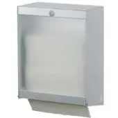 Ingo-man plus HS 3 Handtuchpapierspender 2400141 , Aluminium, silber eloxiert, A Interfold