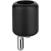 Gessi Goccia Wand Glashalter, Becher in GRES schwarz, 38008