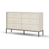 Möbel Kraft Kommode ¦ beige ¦ Maße (cm): B: 154 H: 91