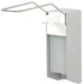 Gelzenleuchter UNIversal-Spender mit extra langem Armhebel UNI05XLWV , Aluminium-Gehäuse, weiß beschichtet