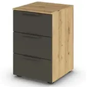 Möbel Kraft Nachttisch Flipp ¦ holzfarben ¦ Maße (cm): B: 40 H: 61